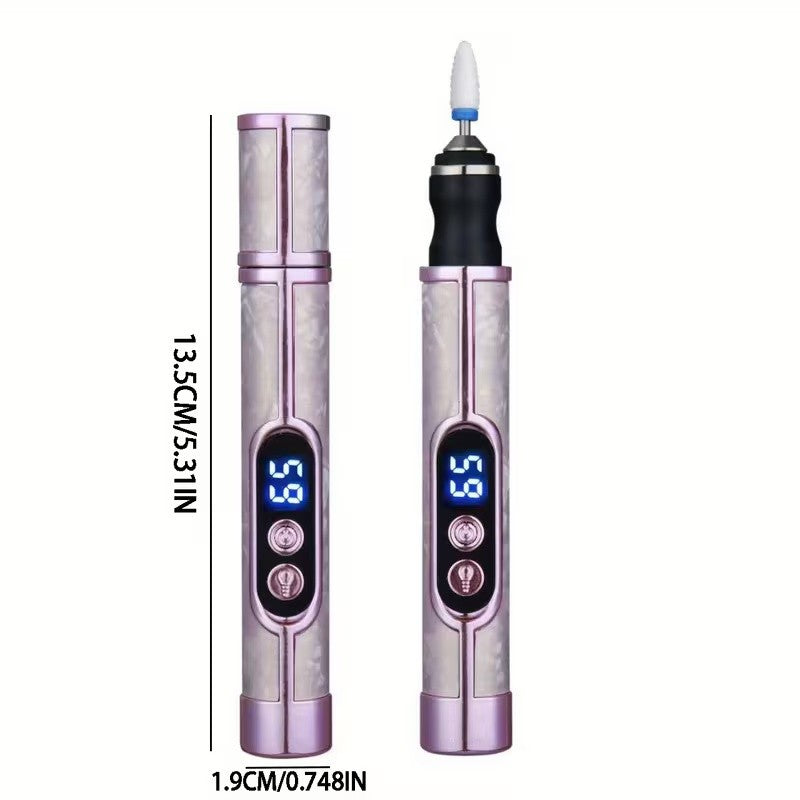 6-in-1 Portable Electric Nail Drill Kit for Manicure & Pedicure