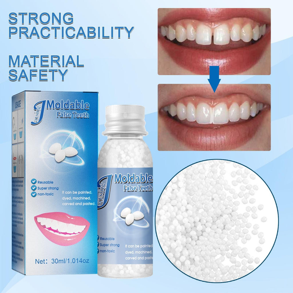 Resin Teeth Repair Kit - Moldable Temporary Dental Gap Filler, 2 Pieces