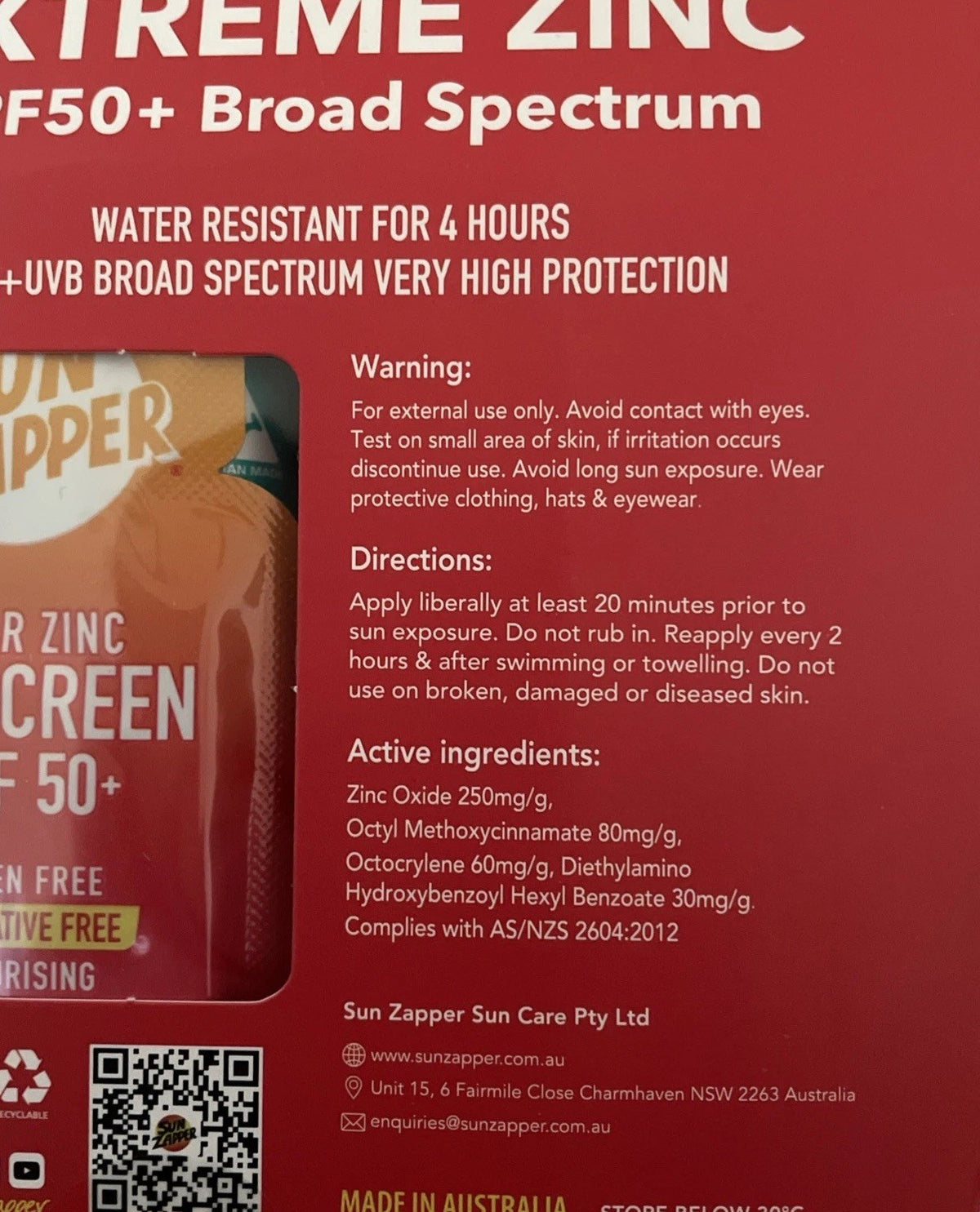 SPF 50+ Zinc Sun Stick Triple Pack Water-Resistant Outdoor Sun Protection