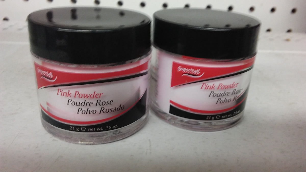 Acrylic Pink Nail Powder Set - 2 x 0.75 Ounce for Nail Art
