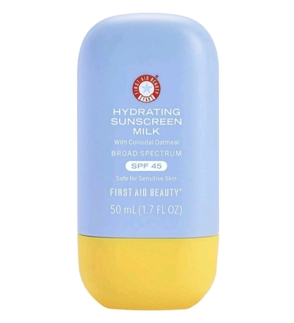 Hydrating Sunscreen Milk SPF 45 - Broad Spectrum Facial Sunblock, 1.7 fl oz