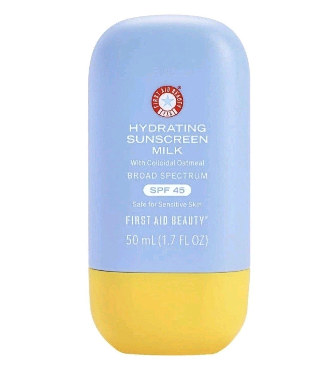 Hydrating Sunscreen Milk SPF 45 - Broad Spectrum Facial Sunblock, 1.7 fl oz