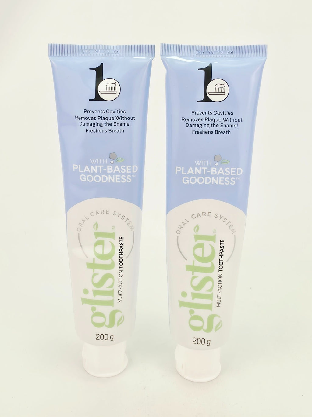 Plant-Based Multi Action Toothpaste 7oz - Natural Oral Care for Fresh Breath & Healthy Teeth (Lot of 2)