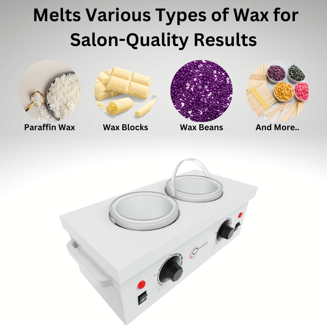 Dual Pot Wax Heater & Hot Warmer Machine for Salon Skin Care Equipment