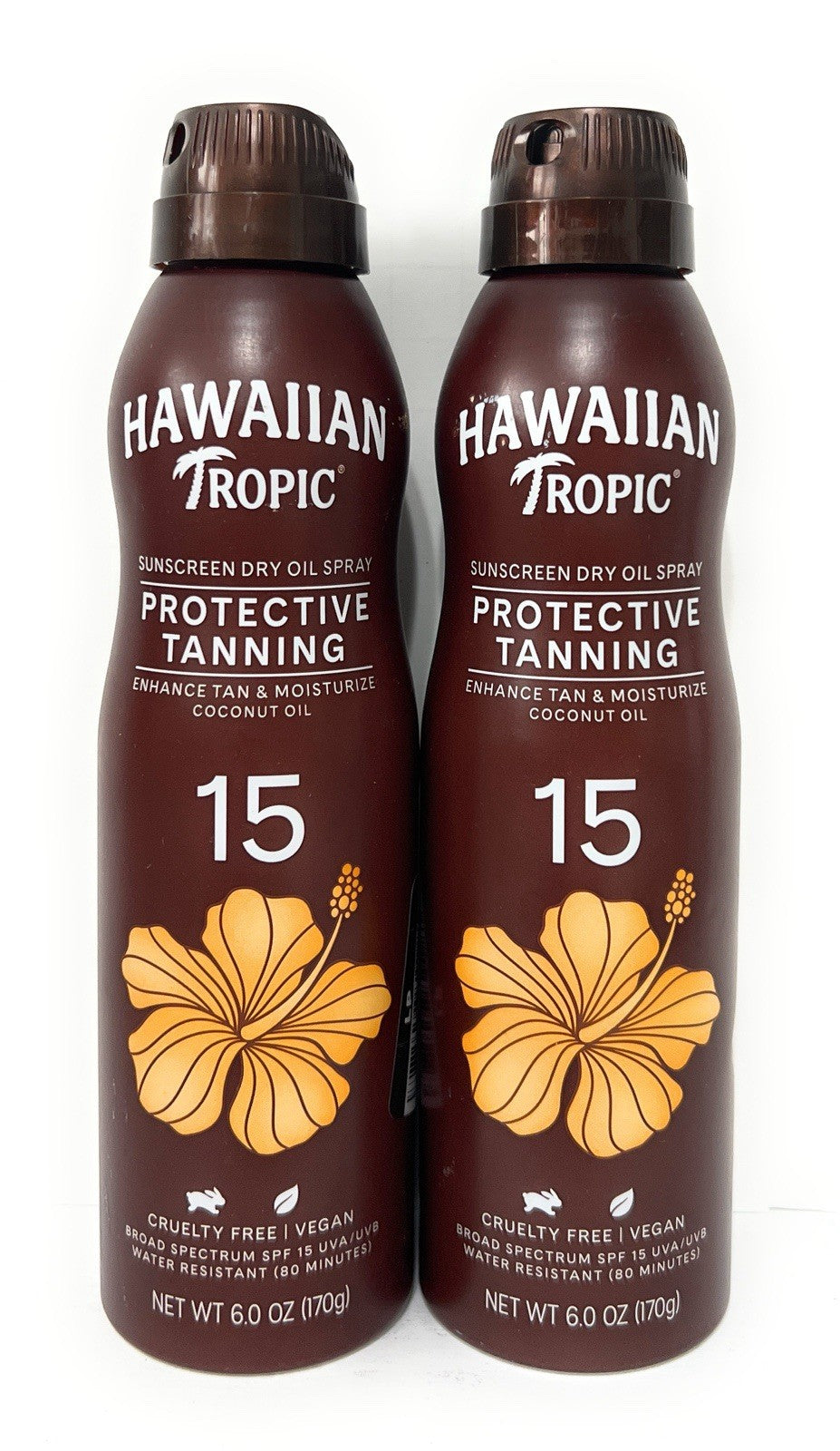 Hawaiian Tropic SPF 15 Dry Oil Sunscreen Spray - Tanning & Sun Protection