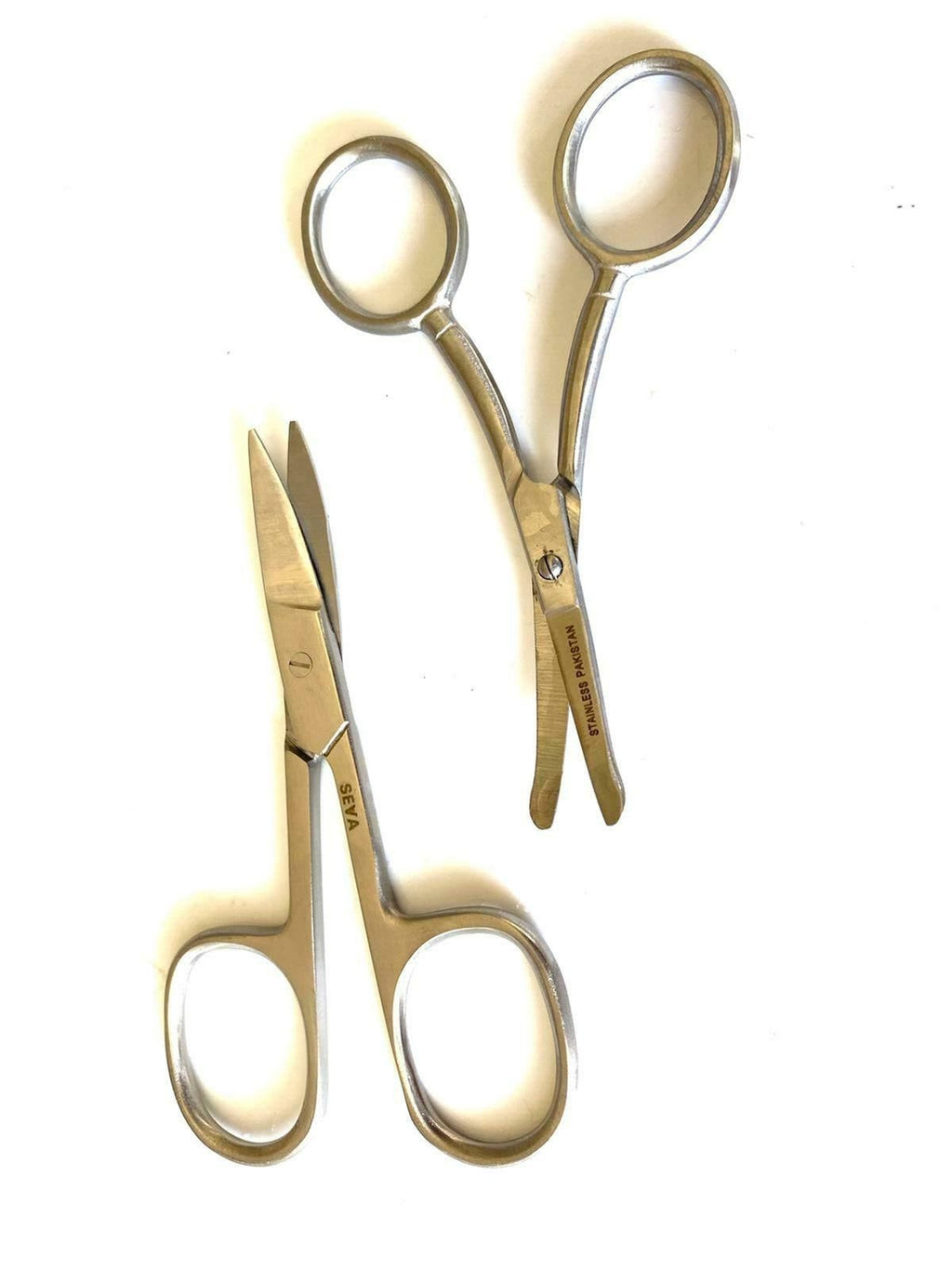 Men's Facial Hair Scissors Beard Mustache Nose Hair Trimming Tool