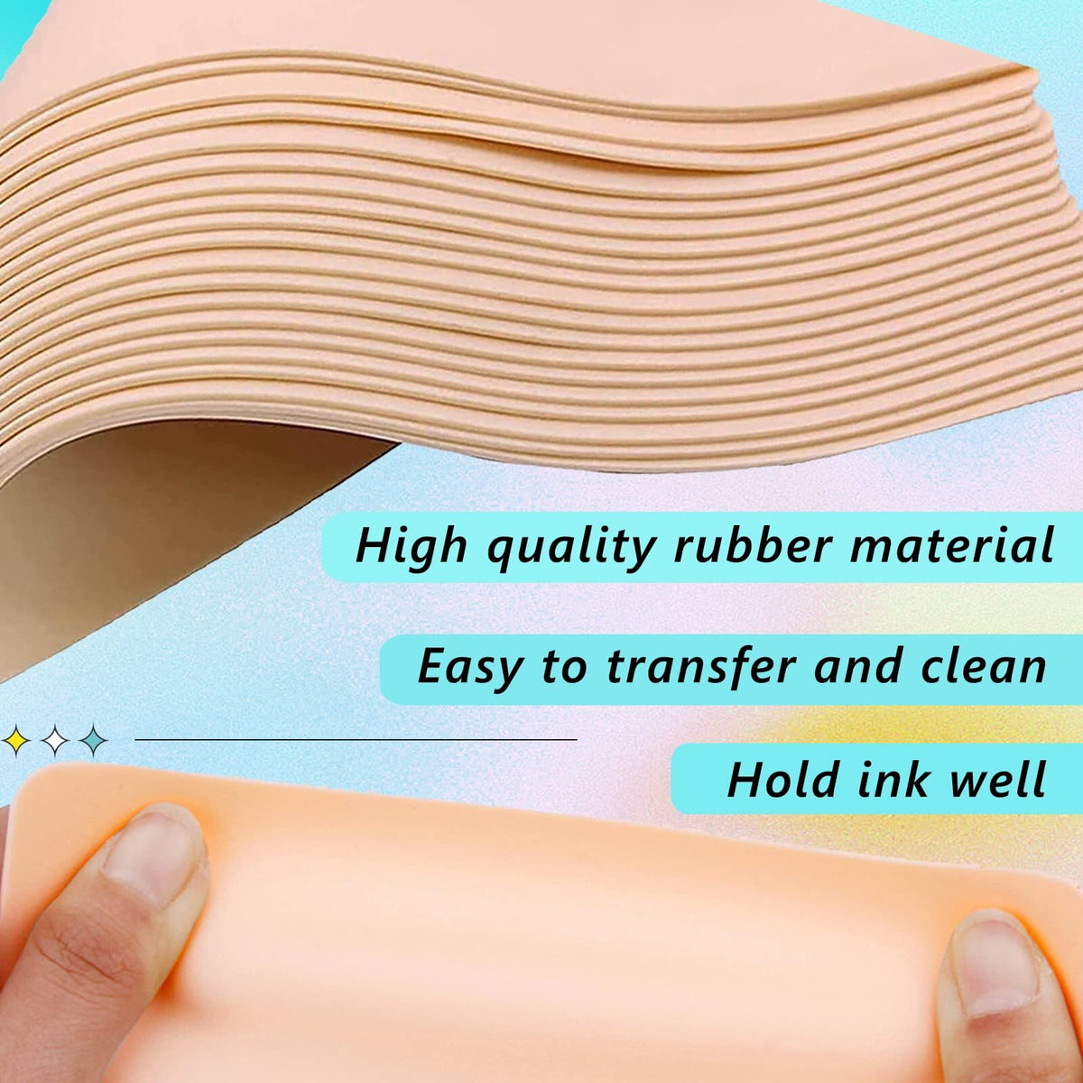 15Pcs Double-Sided Tattoo Practice Skin for Microblading and Tattoo Training