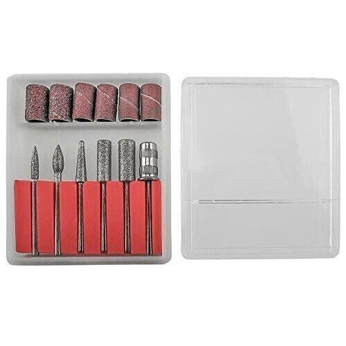 Electric Nail Drill Kit for Manicure & Pedicure with 6 Bits - Portable & Variable Speed