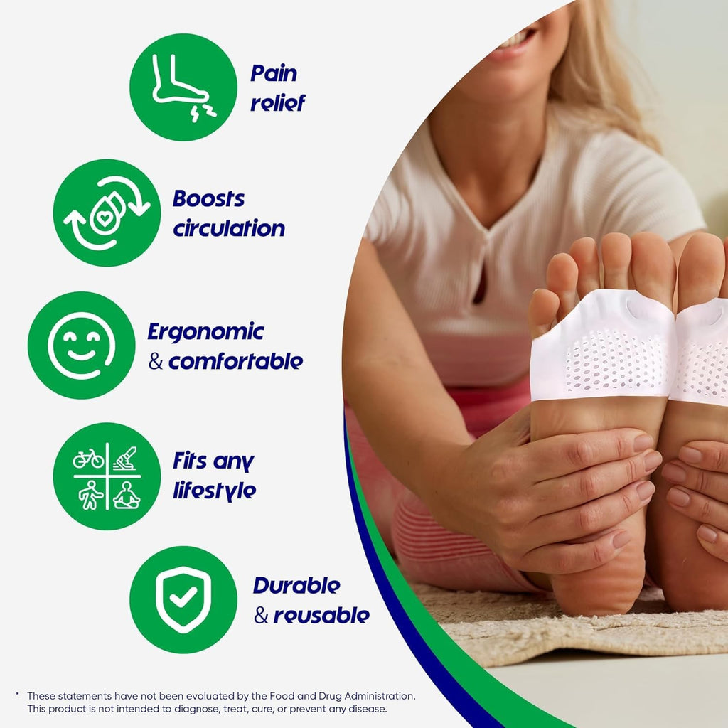 Silicone Toe Separators for Bunions & Foot Pain Relief - Left & Right Pair