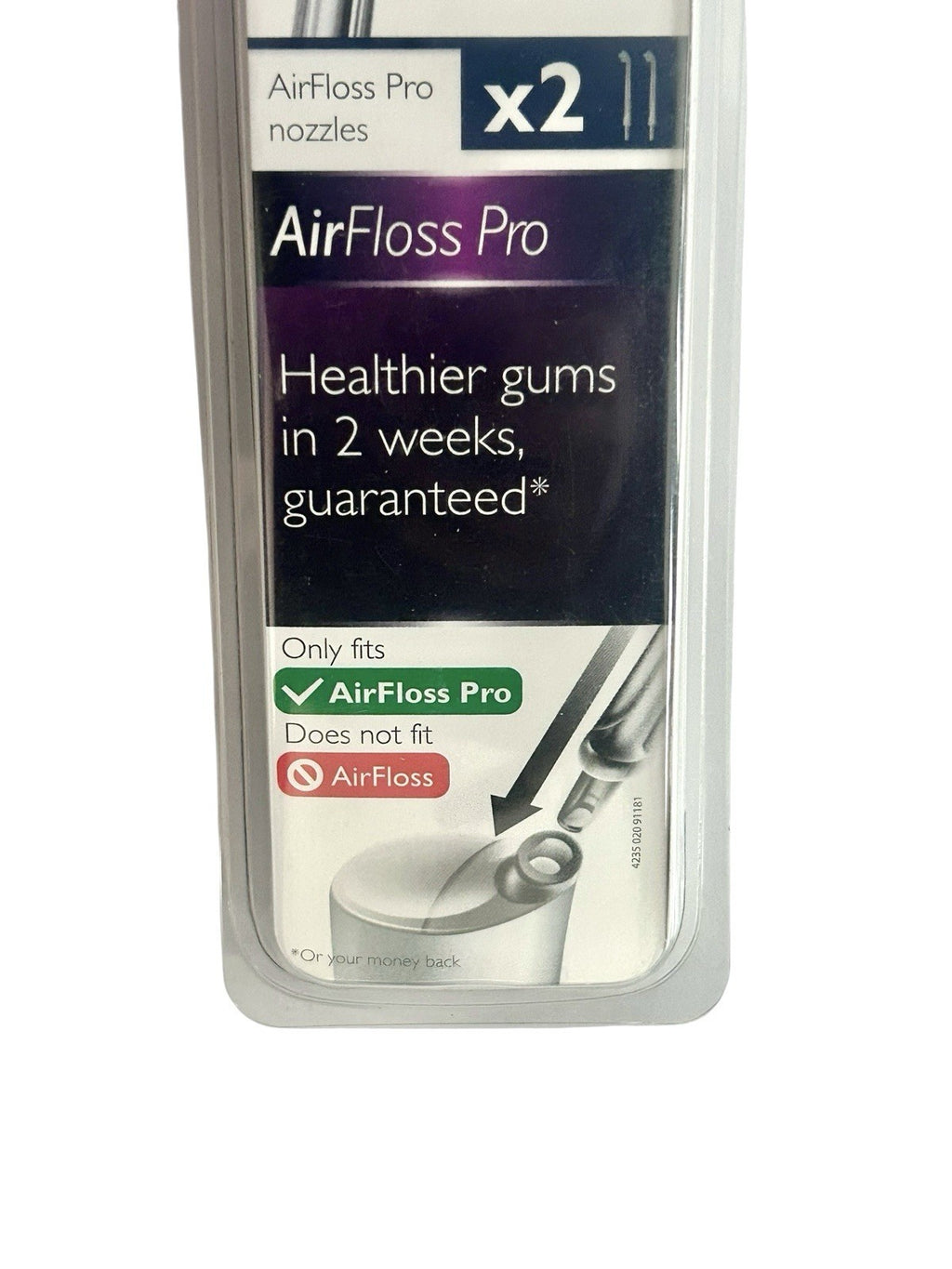 Sonicare Airfloss PRO Nozzle Replacement Pack HX8032/64 - Fits Airfloss PRO Handles