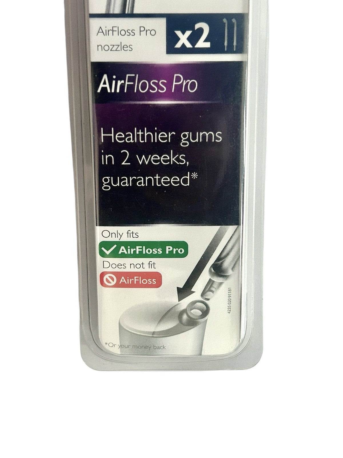 Sonicare Airfloss PRO Nozzle Replacement Pack HX8032/64 - Fits Airfloss PRO Handles
