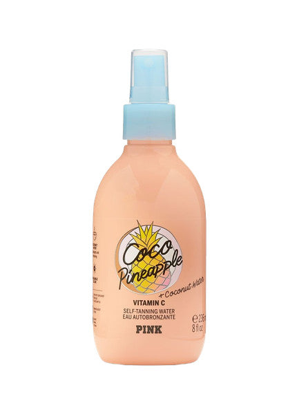 Self Tanning Water with Coconut & Vitamin C - Glow & Bronze, 8 oz