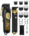 Cordless Men’s Hair Clippers and Trimmer Set - Professional Grooming Kit