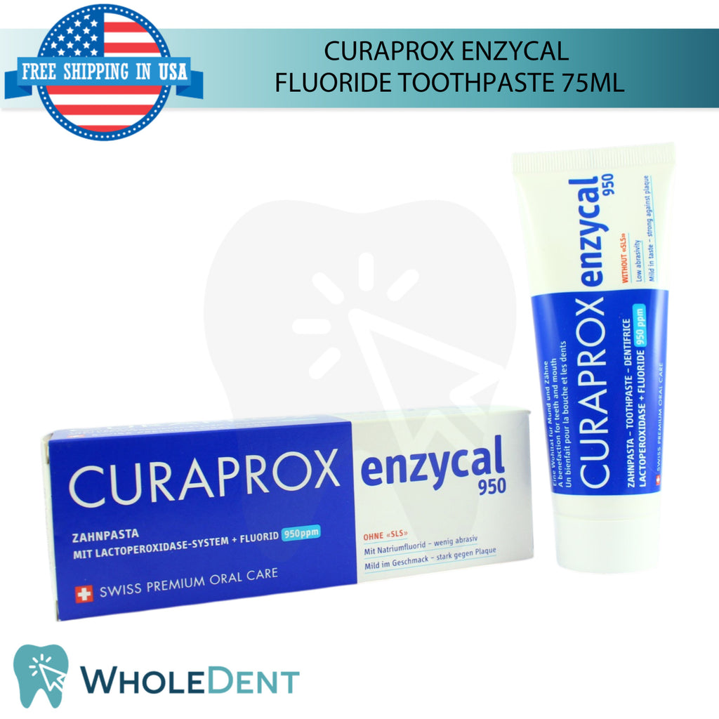 Gentle Fluoride Toothpaste for Daily Oral Hygiene 75ml - Enzymes & Saliva Support