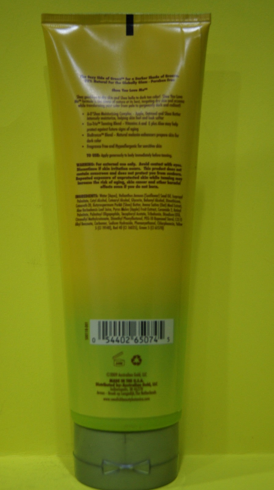 Hypoallergenic Tanning Lotion with Shea & Bio Bronze - 8.5 oz