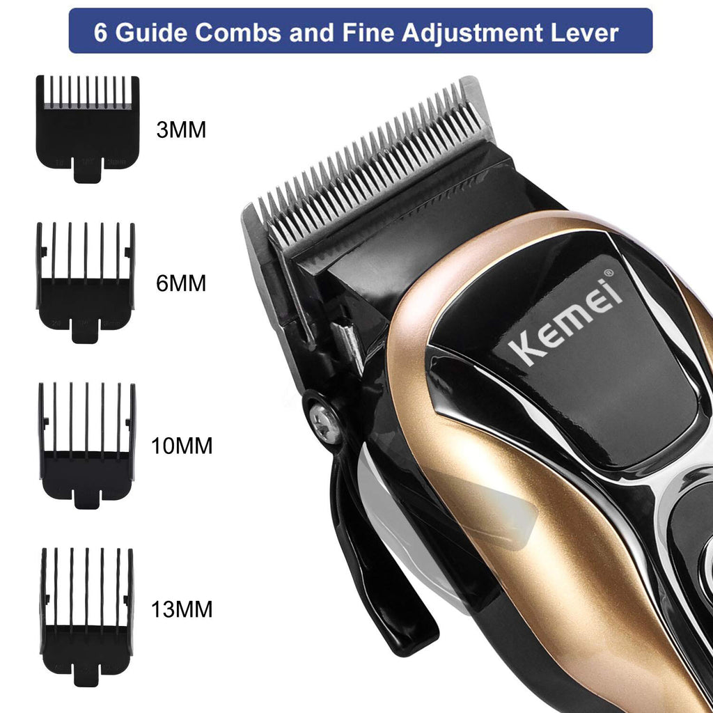 Cordless Hair Clipper Kit for Men & Barbers - Rechargeable & Adjustable