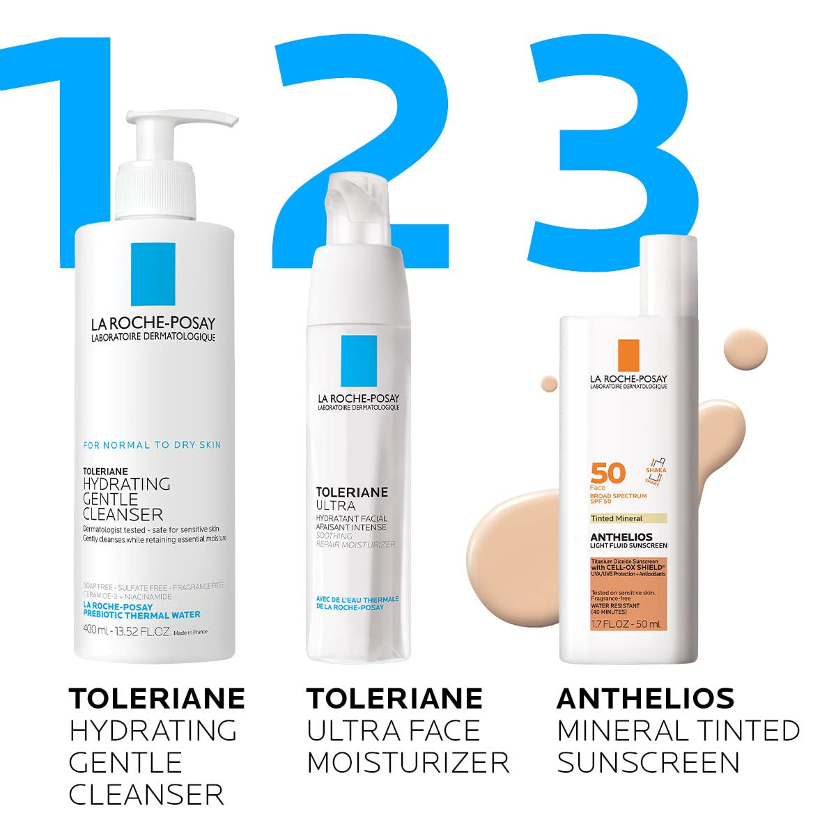 Mineral Sunscreen for Face - Light Fluid SPF in 5 Shades