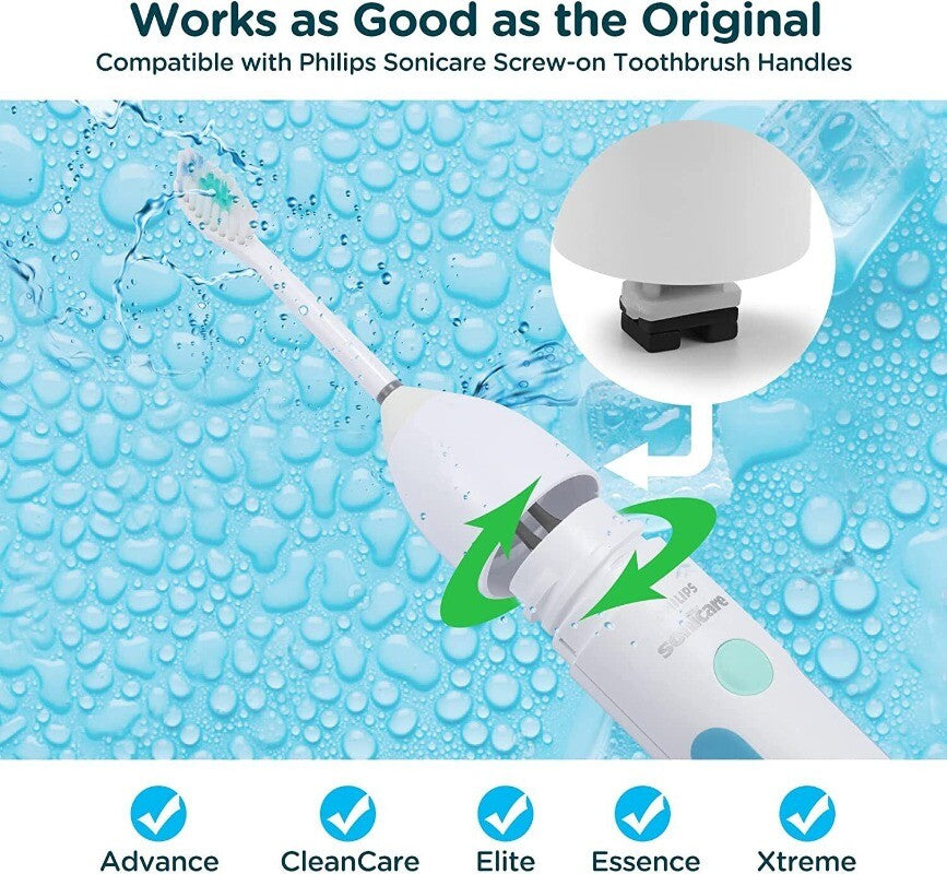 Replacement Electric Toothbrush Heads for Sonicare E-Series - 4 Pack