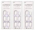 Press-On Gel Nails Short Frosting White 30 Count - No Glue Needed