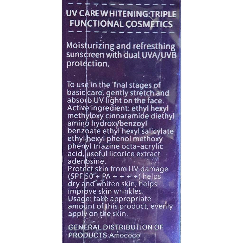 SPF 50 Collagen Sunscreen Stick - Broad Spectrum UV Protection 30g