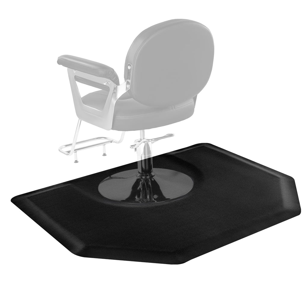 Anti-Fatigue Salon Floor Mat 4x5 ft with 1/2-Inch Foam for Hair Stylist Comfort