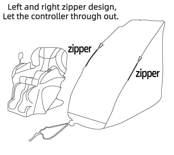 Waterproof Full Body Massage Chair Cover XL Dustproof Protector for Recliners