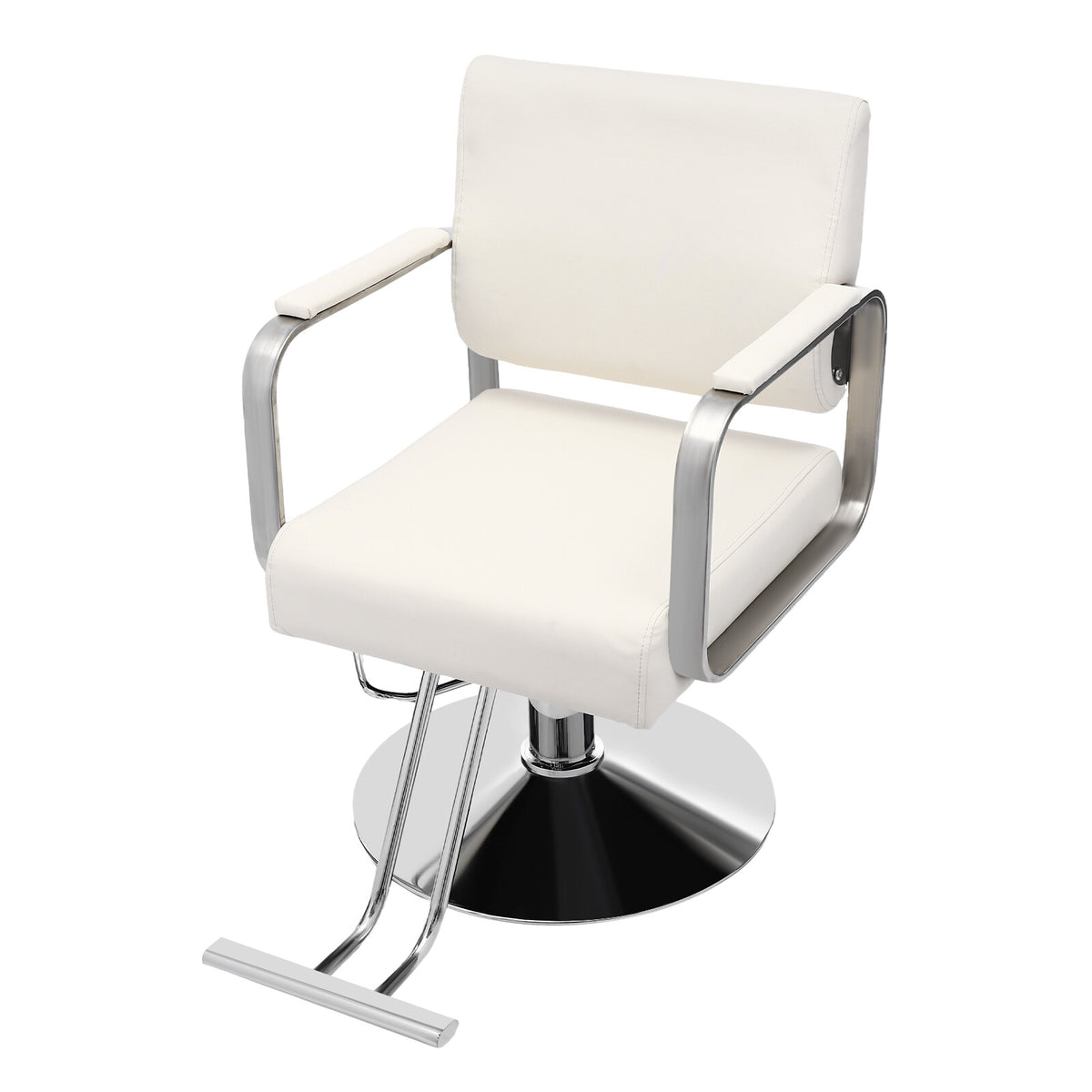 Heavy Duty Hydraulic Barber Chair with Adjustable Height & 360° Rotation for Salon Spa Tattoo