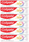 Colgate Total Active Prevention Clean Mint Antibacterial Toothpaste 5.1oz - Pack of 6