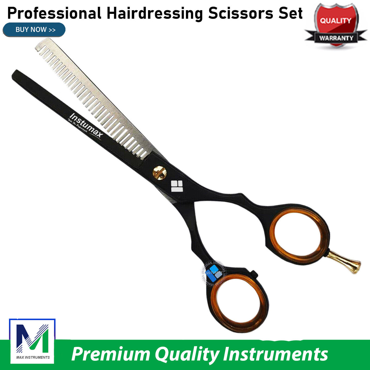 Professional Hair Cutting Scissors 6.5" Thinning & Grooming Shears German Steel