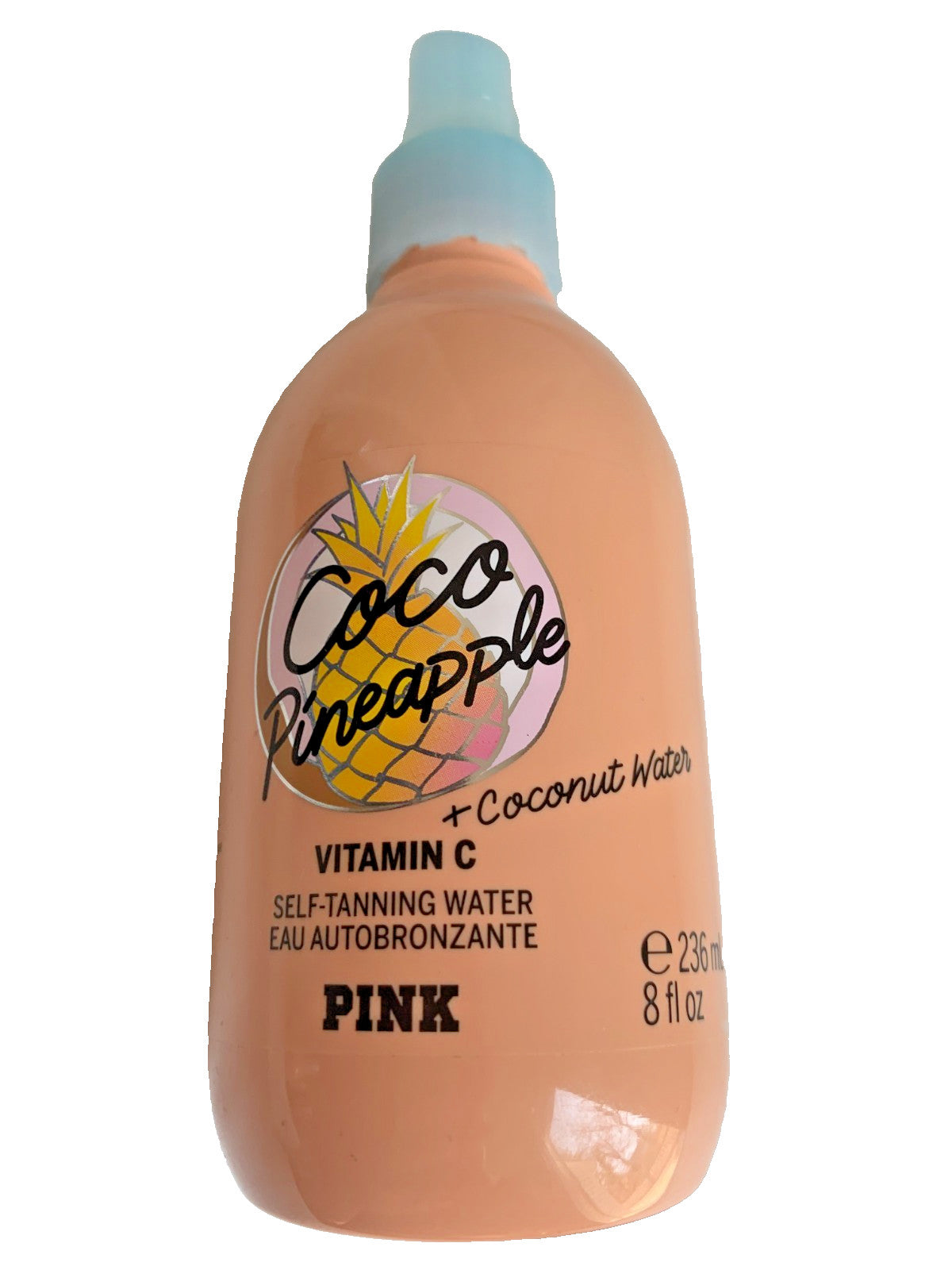 Victoria's Secret PINK Coco Pineapple Self Tanning Water Set - 8 fl oz x 2