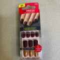 Gel Manicure Press-On Nails Kit - 24 Nails with 6 Accent Styles