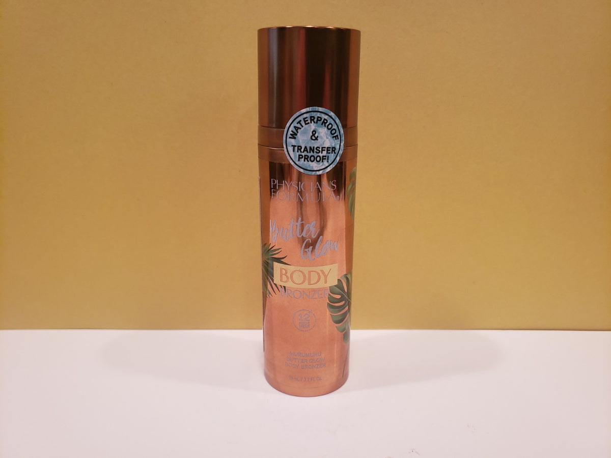 Physicians Formula Murumuru Butter Glow Body Bronzer 12H Waterproof & Transfer-Resistant Light/Medium
