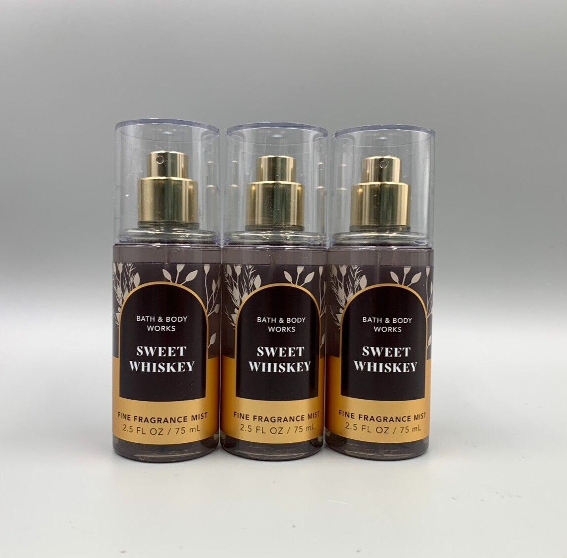 Bath & Body Works Sweet Whiskey Fragrance Mist Travel Mini Set - 3 x 2.5 fl oz