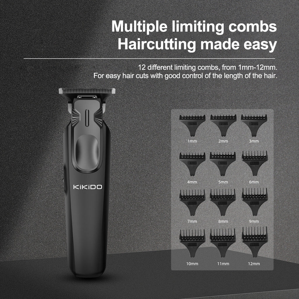 Cordless Professional Hair Clippers & Beard Trimmer Kit for Men