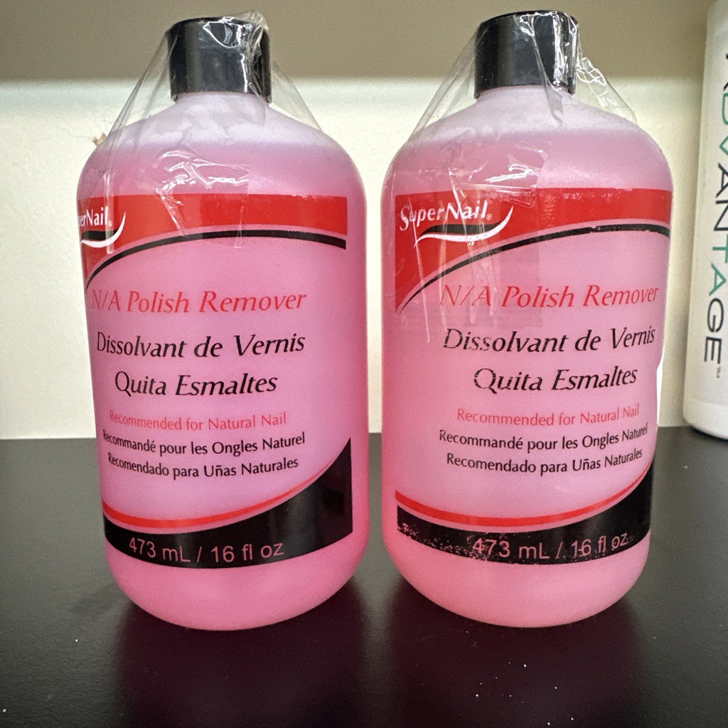 2 Pack Nail Polish Remover - 473ml/16oz Gentle Acetone-Free Solution