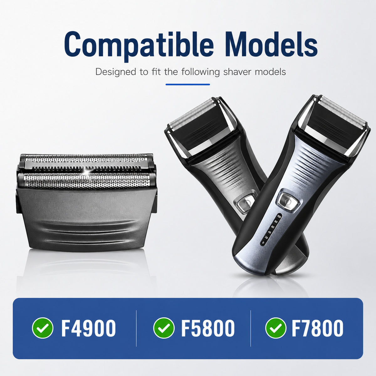 Shaver Replacement Foil and Cutter Blades Set for Remington TITANIUM-X Models