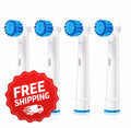Sensitive Toothbrush Replacement Heads for Braun Oral-B Electric Toothbrush - 4 Pack