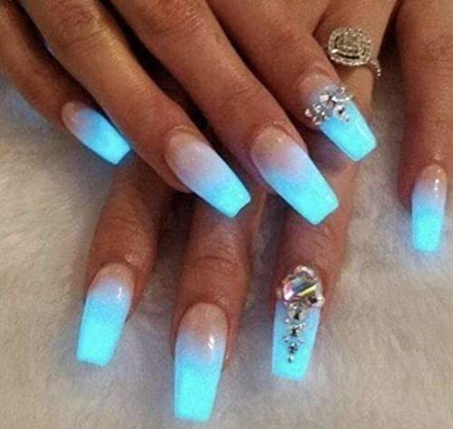 Glow In The Dark Gel Top Coat for Nails 0.5 Oz UV/LED Cure