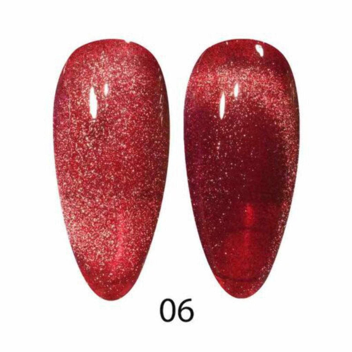 DND DC 9D Cat Eye Gel Polish #06 Wine N’ Lust - Nail Art & Manicure