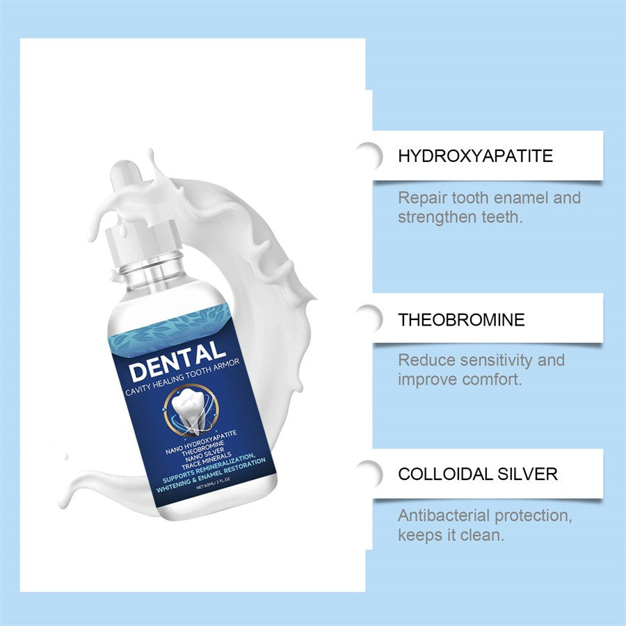 3-Pack 60ml Cavity Healing Tooth Care Solution for Oral Health