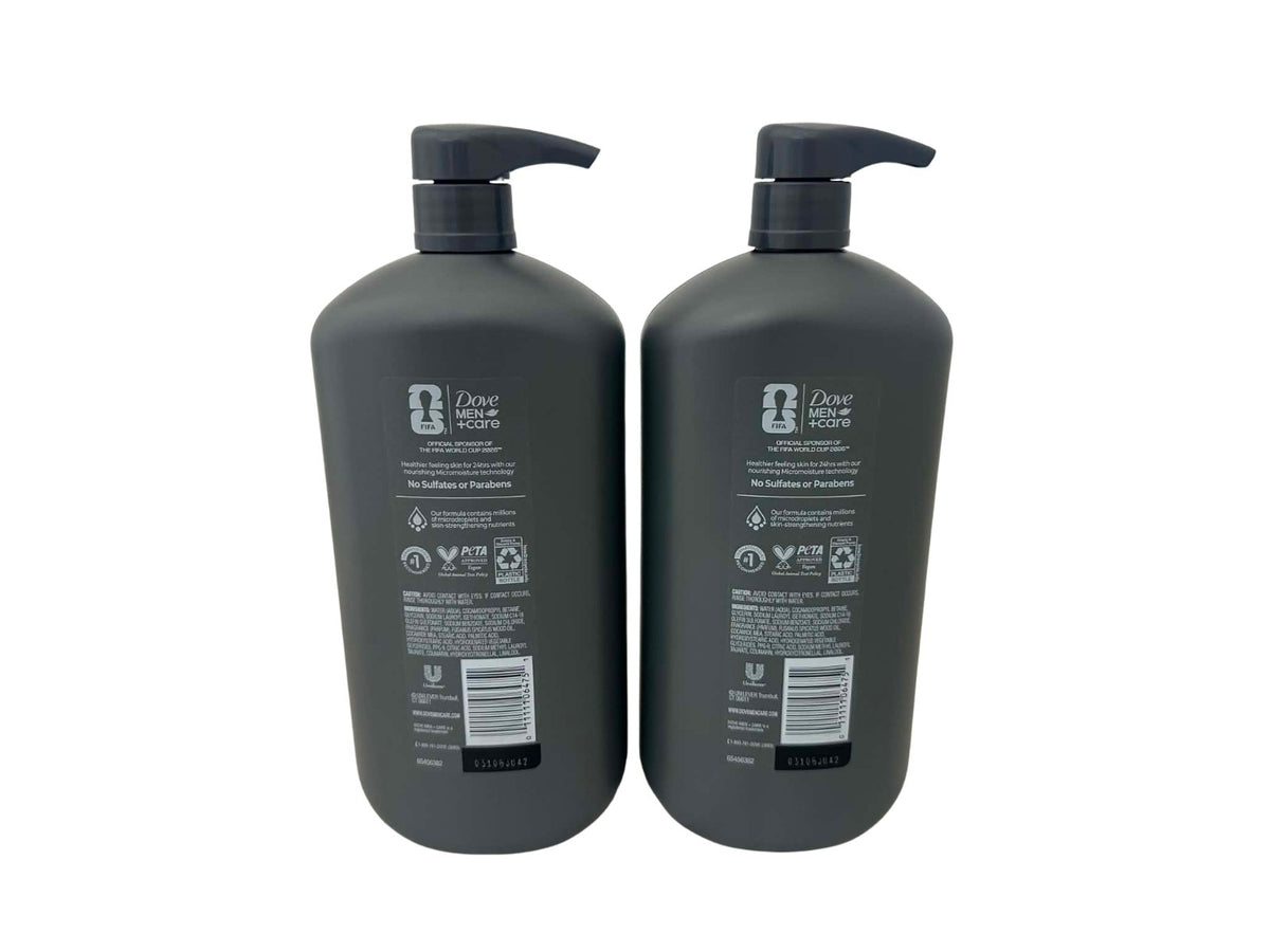 Men's Body & Face Wash 2-Pack - Sandalwood & Bergamot Scent, 32oz