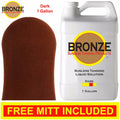 Dark Self Tanning Solution 1 Gallon with Tanning Mitt and Gloves