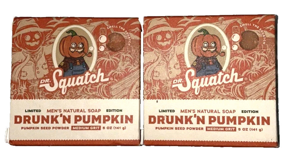 Dr. Squatch Limited Edition Pumpkin Soap Pack - Fall Natural Shower Bar