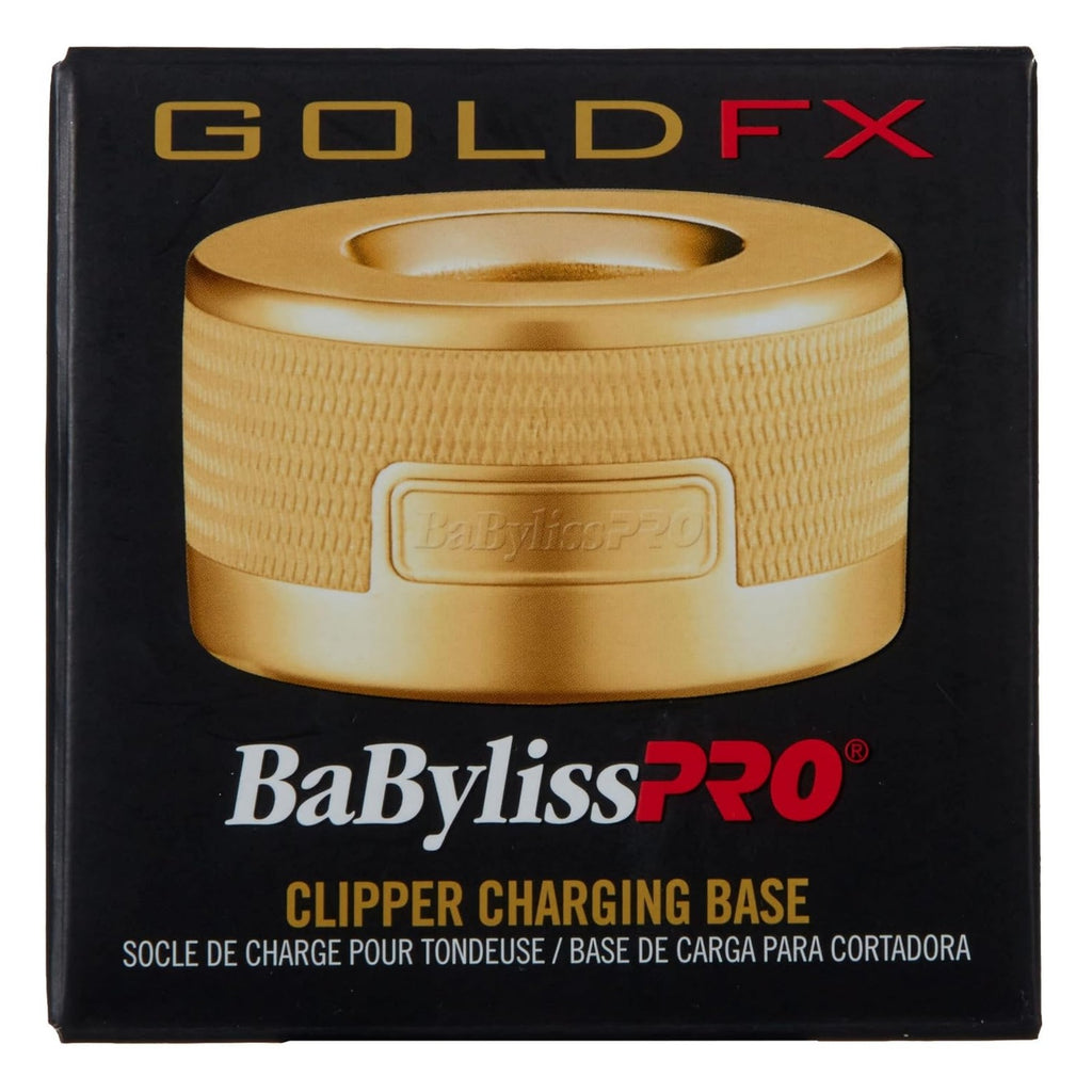 Professional Gold Finish Clipper Charging Dock for BaBylissPRO FX870