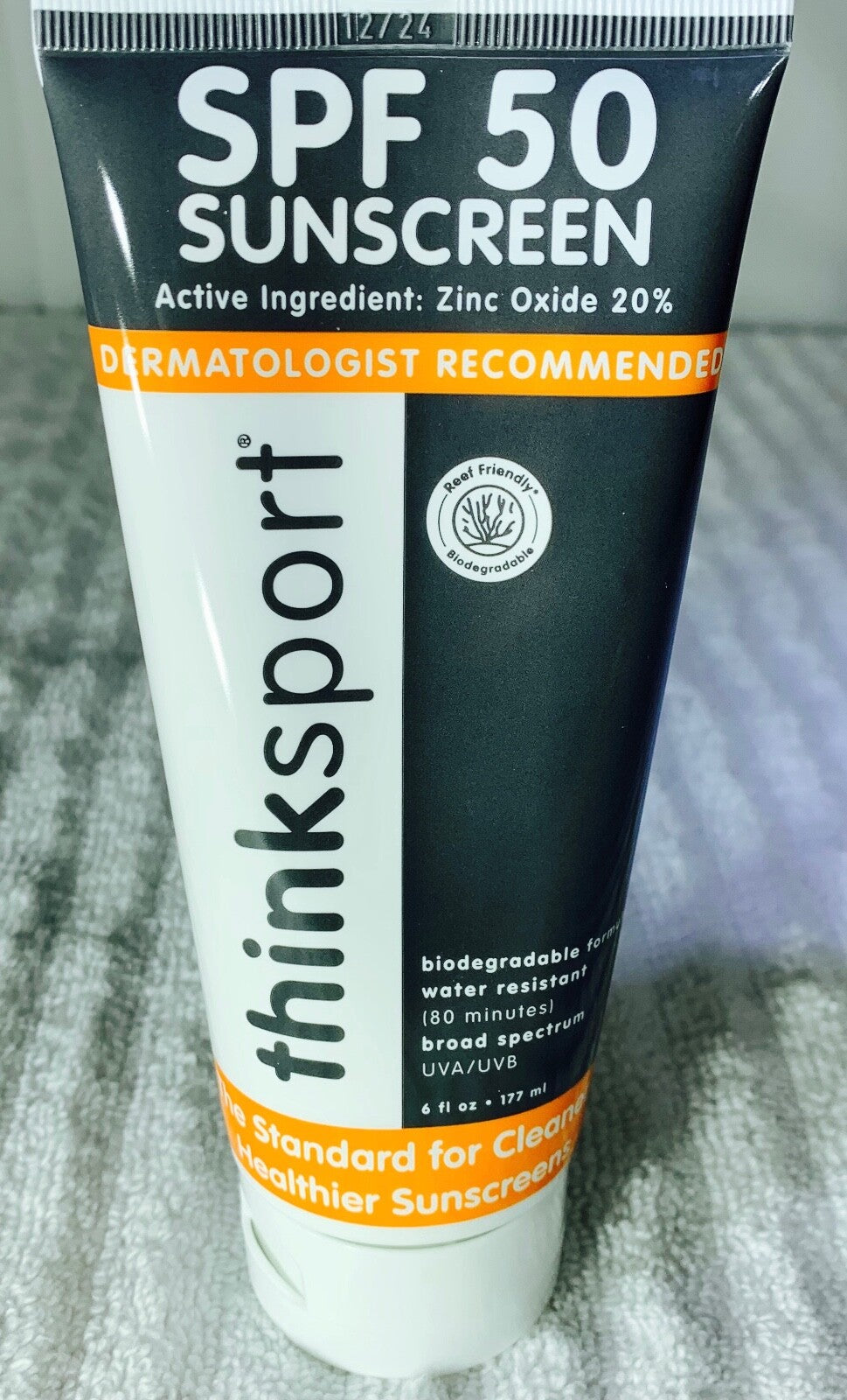 Sport Sunscreen SPF 50 - Water-Resistant, Reef Friendly, 6 fl oz