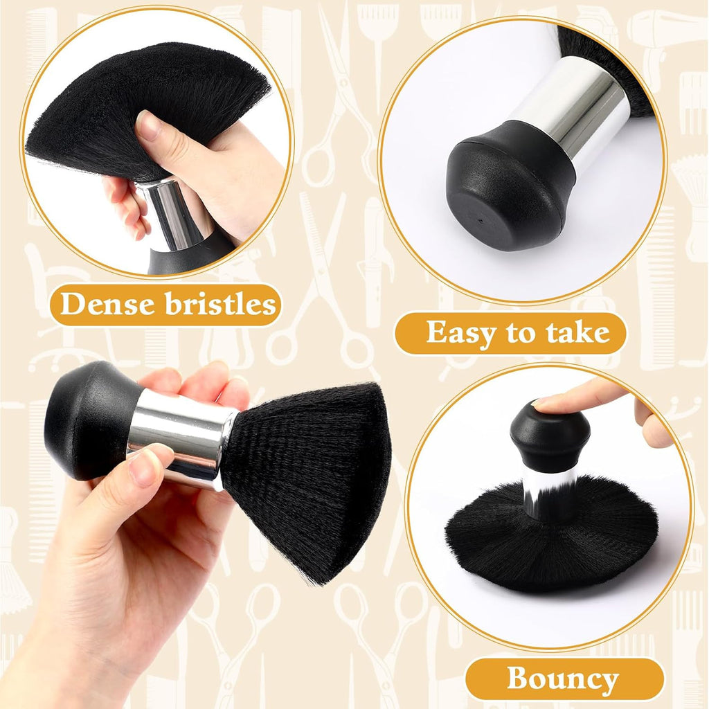 Kids Hair Cutting Cape with Neck Duster Brush - Professional Barber Set