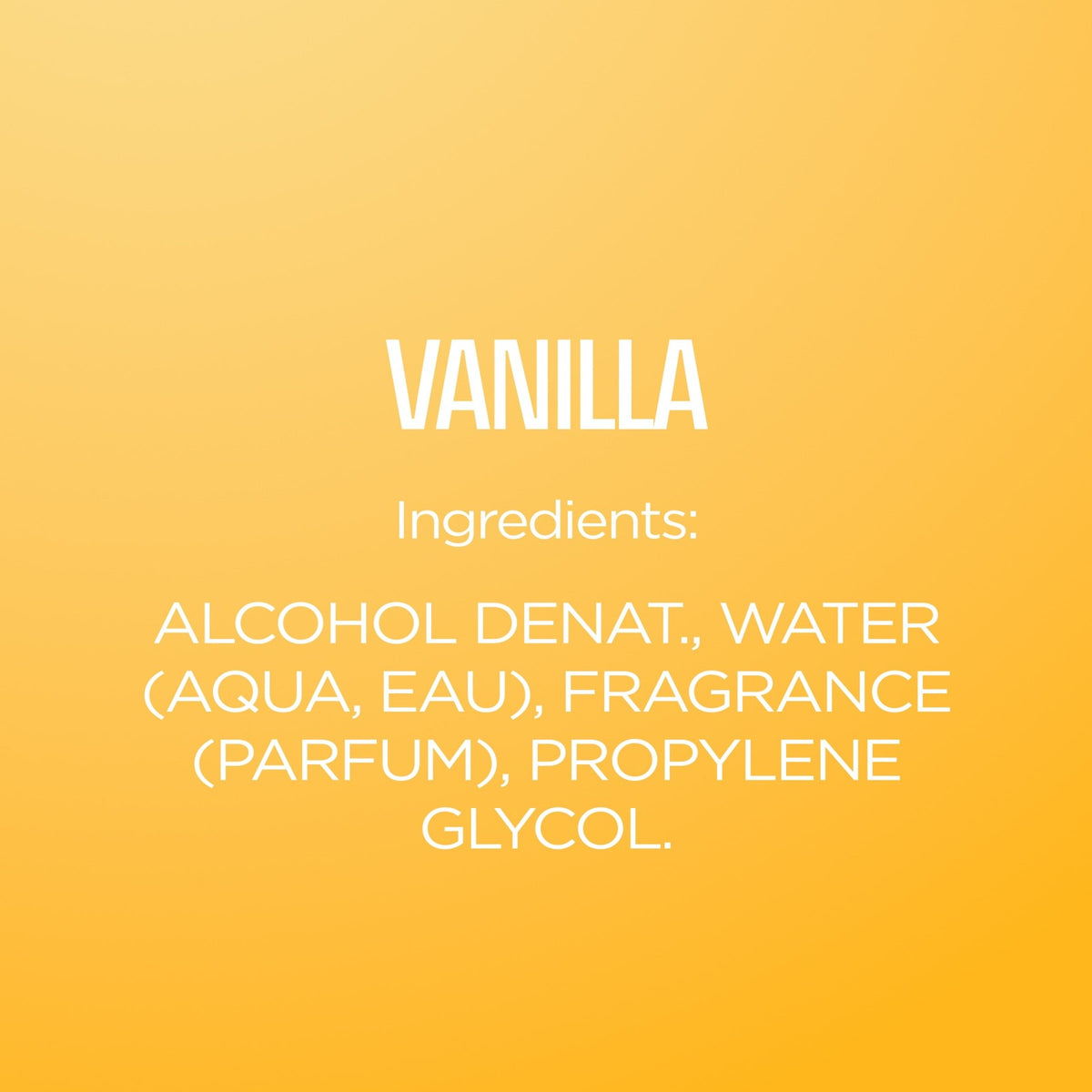 Vanilla Scent Body Spray - Long Lasting Fragrance for Everyday Use 3.2 Fl Oz
