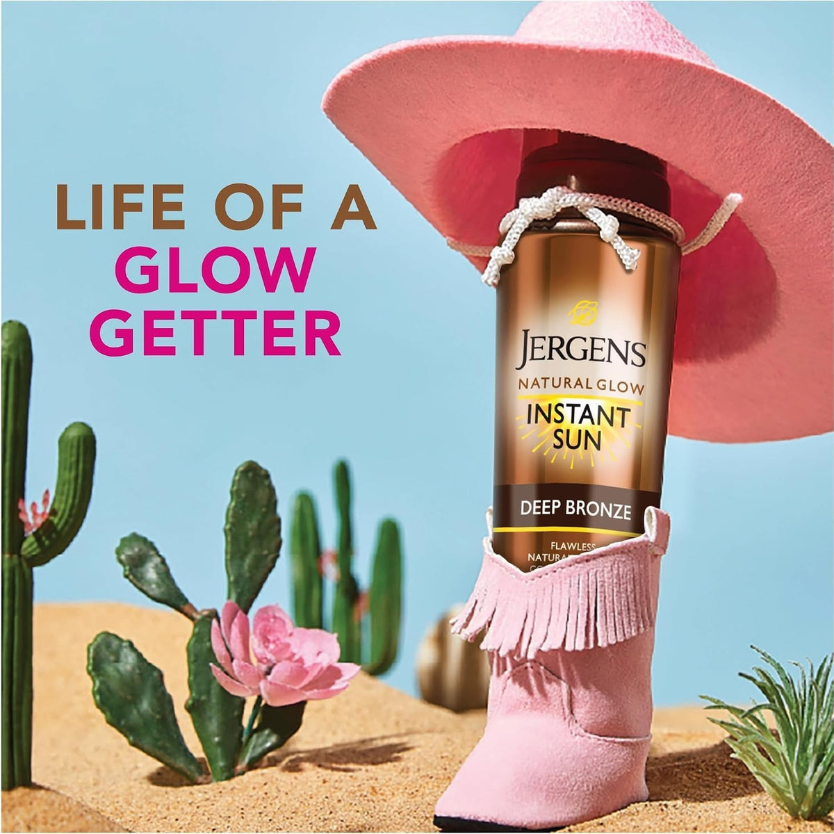 Natural Glow Self Tanner Mousse - Instant Color, Lightweight & Buildable