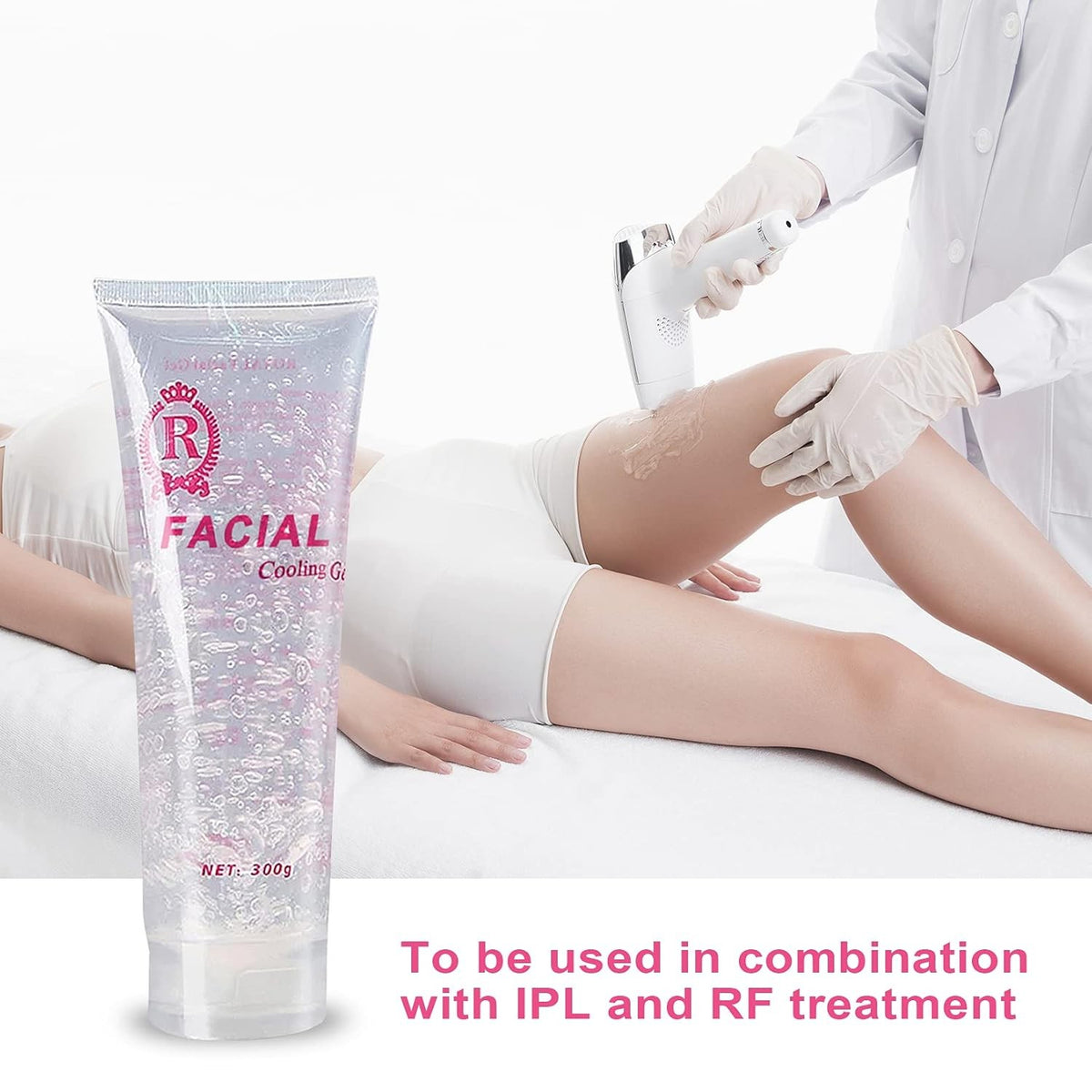 300ML Cooling Gel for Laser Hair Removal & Radio Frequency Skin Care