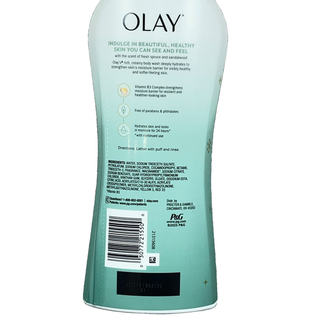 Moisturizing Body Wash Set - Olay Fireside Fresh Spruce & Sandalwood 2 x 22 Fl Oz